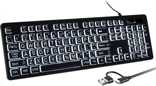 Backlit keyboard mac - mac, full
